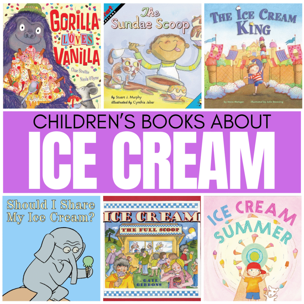 Who wants ice cream? Kids do! Summer is just around the corner. Here are some great ice cream books to help you stay cool. I even have an ice cream craft you can pair with one of these stories.