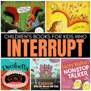 Picture books are a great tool for teaching and reinforcing classroom expectations. These are the books I turn to when students struggle with interrupting.