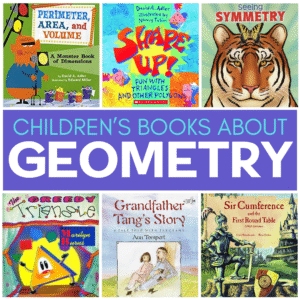 Geometry is all around us in our everyday lives. Whether you are teaching children to identify 2-D and 3-D shapes, explore area and perimeter, or to identify symmetry, picture books can help! Here are some great children’s books about geometry.