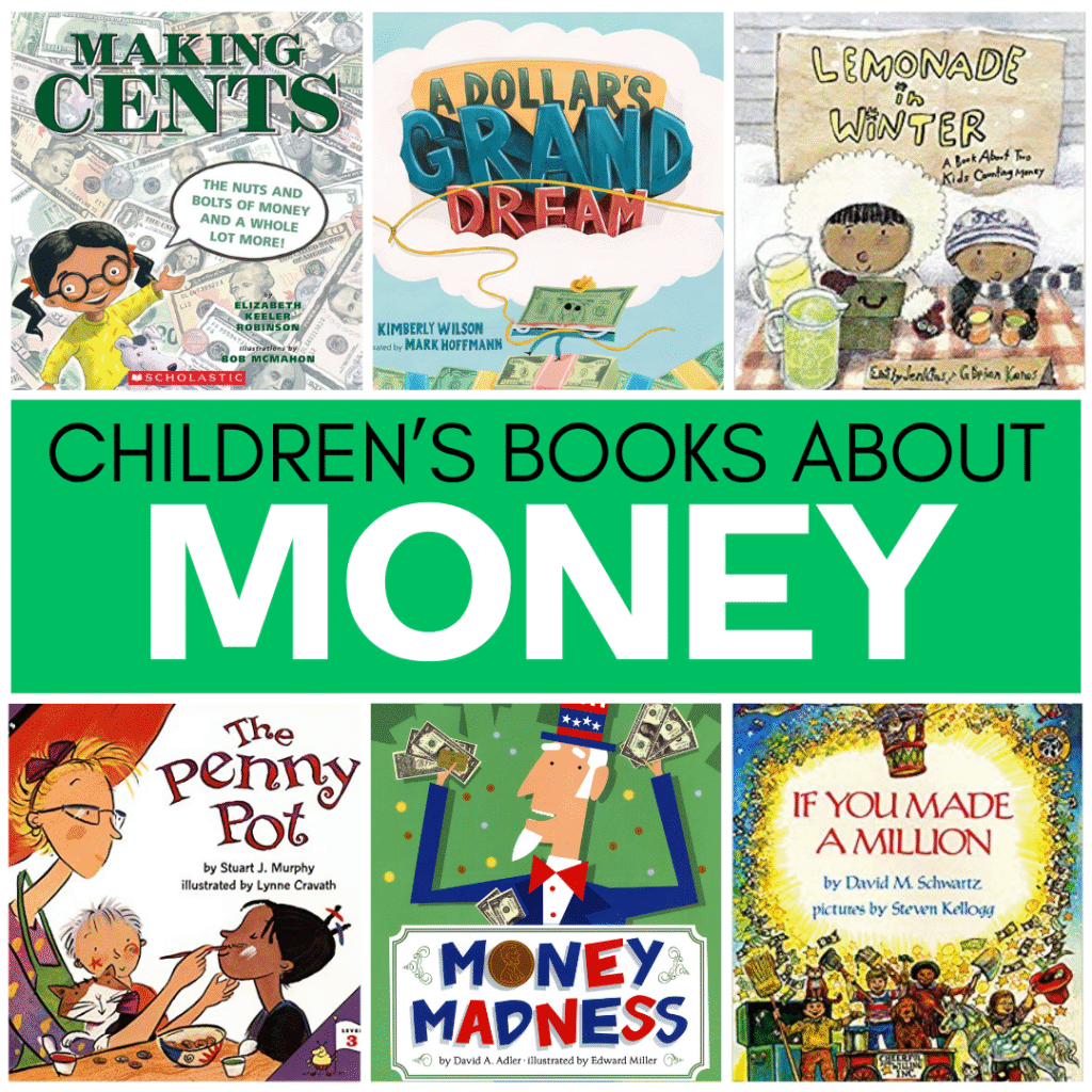 Kids are fascinated by money - especially in a world where pocket change is slowly disappearing in favor of adults using debit cards and credit cards. Whether you are teaching children to identify coins, count change, or about personal financial literacy, picture books can help! Here are some great children’s books about money.
