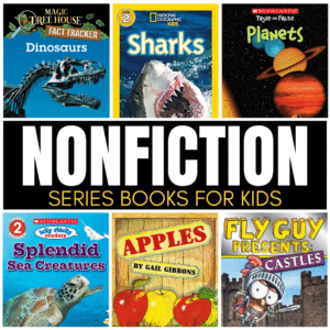 Nonfiction text surrounds us in our everyday lives, but often younger students struggle to find nonfiction texts that they can both read and comprehend easily. Not only am I going to share some of my favorite nonfiction series books for kids, but I'm also going to give you a peek into some of these books so you know what to expect!