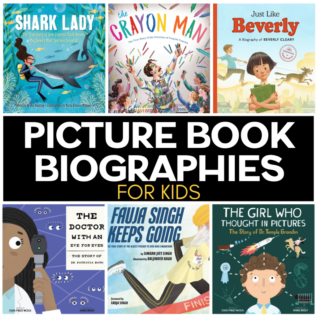Picture book biographies are accessible to so many readers, packed with interesting information, and often filled with colorful illustrations. Here are some of our favorite picture book biographies.