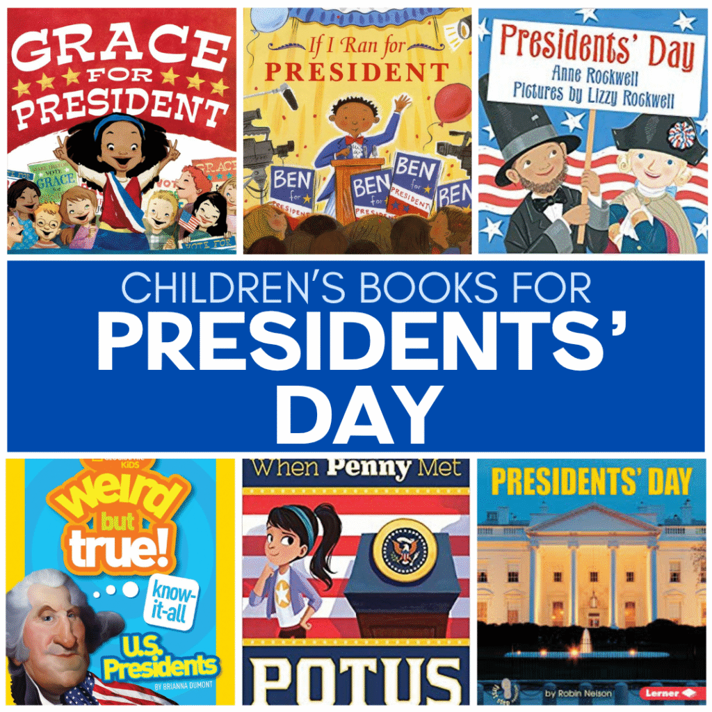 What are your favorite Presidents' Day books for kids? These Presidents' Day books for kids may just inspire one of your students to run for POTUS in the future!