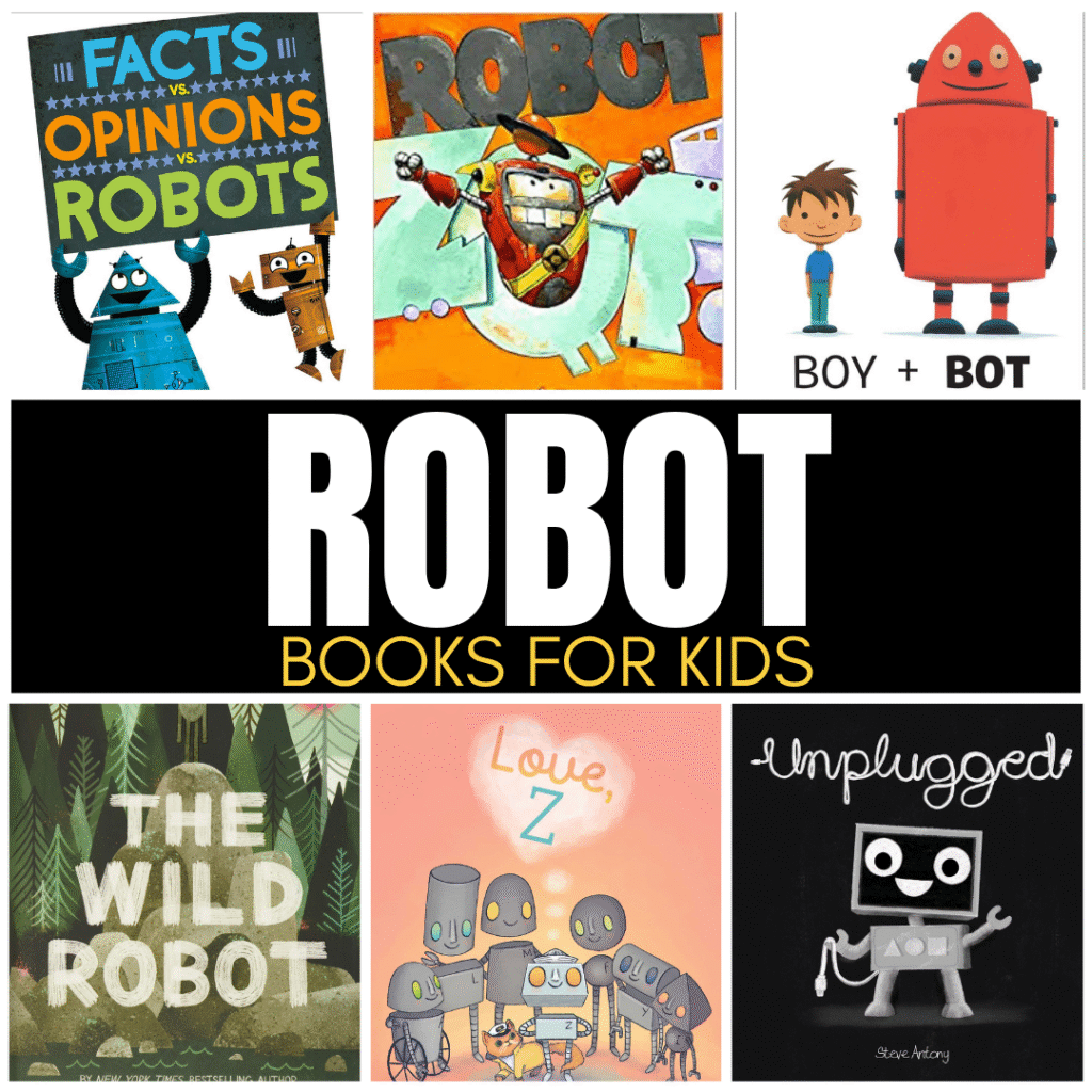 Do you know a child who is fascinated by robots? One who dreams of creating a robot to do all of their chores or to help their community? Keep encouraging that creativity and excitement with these robot books for kids.