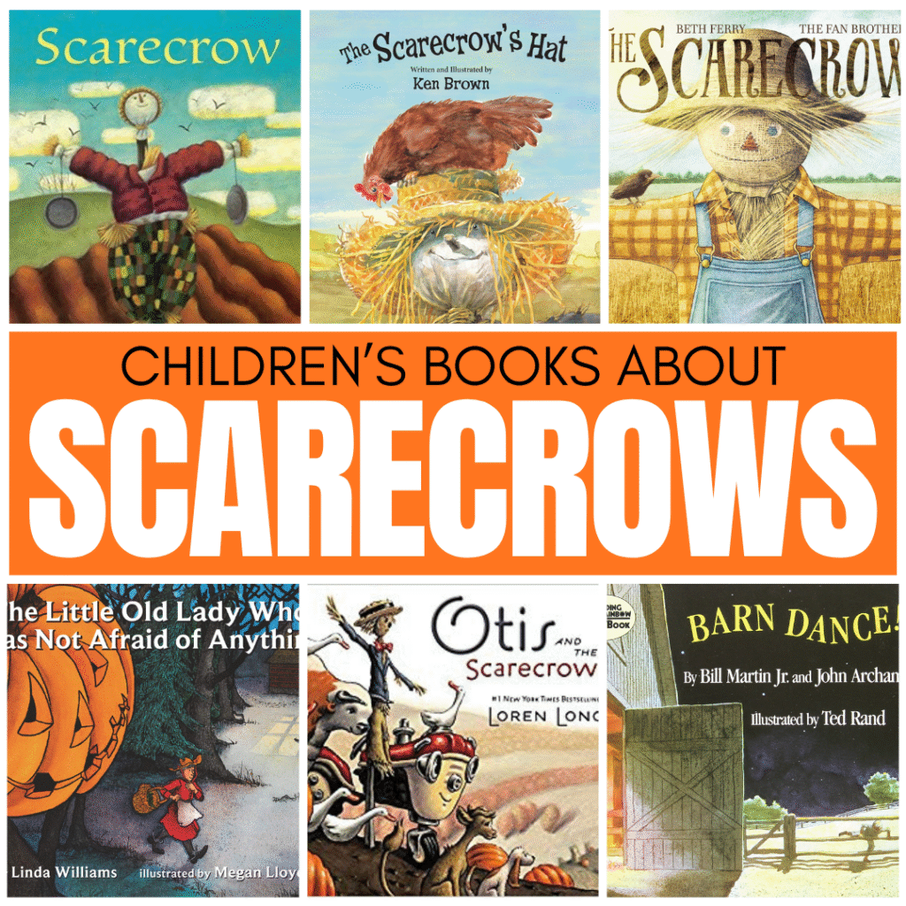 Fall is here! It's the perfect time to curl up under a blanket and enjoy a few books about scarecrows. After reading, your kids can use this drawing guide to create their own scarecrows, too!