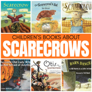 Fall is here! It's the perfect time to curl up under a blanket and enjoy a few books about scarecrows. After reading, your kids can use this drawing guide to create their own scarecrows, too!