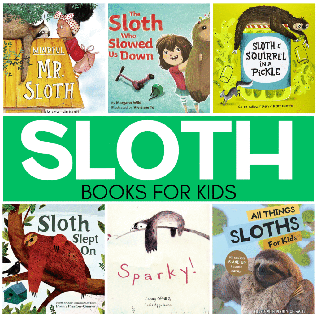 Are your kids fascinated by sloths? Let them explore these interesting creatures through books. Here are some great sloth books for kids. This collection includes both fiction and nonfiction titles.
