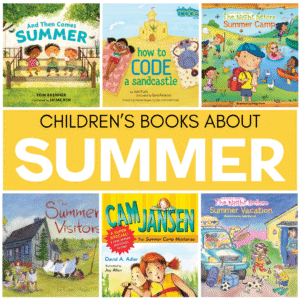When you think about summer, what comes to mind? For my kids, it’s swimming, running barefoot through the grass, a trip to the amusement park, and eating popsicles before they melt. Here are some great children’s books about summer that help capture those moments and memories.