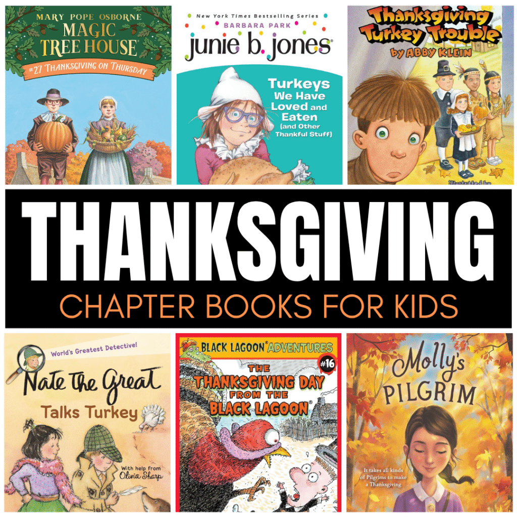 Thanksgiving will be here before you know it. Combine student excitement for the holiday with their love for reading and try a chapter book. These Thanksgiving chapter books would be great for read aloud or to use with your small groups or book clubs.