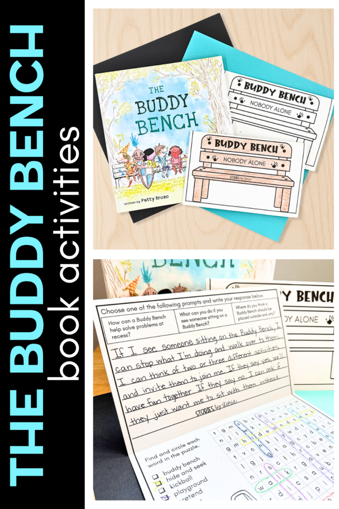 Are you getting ready to read The Buddy Bench by Patty Brozos? Keep the conversation going after finishing the story with this free, low-prep activity!